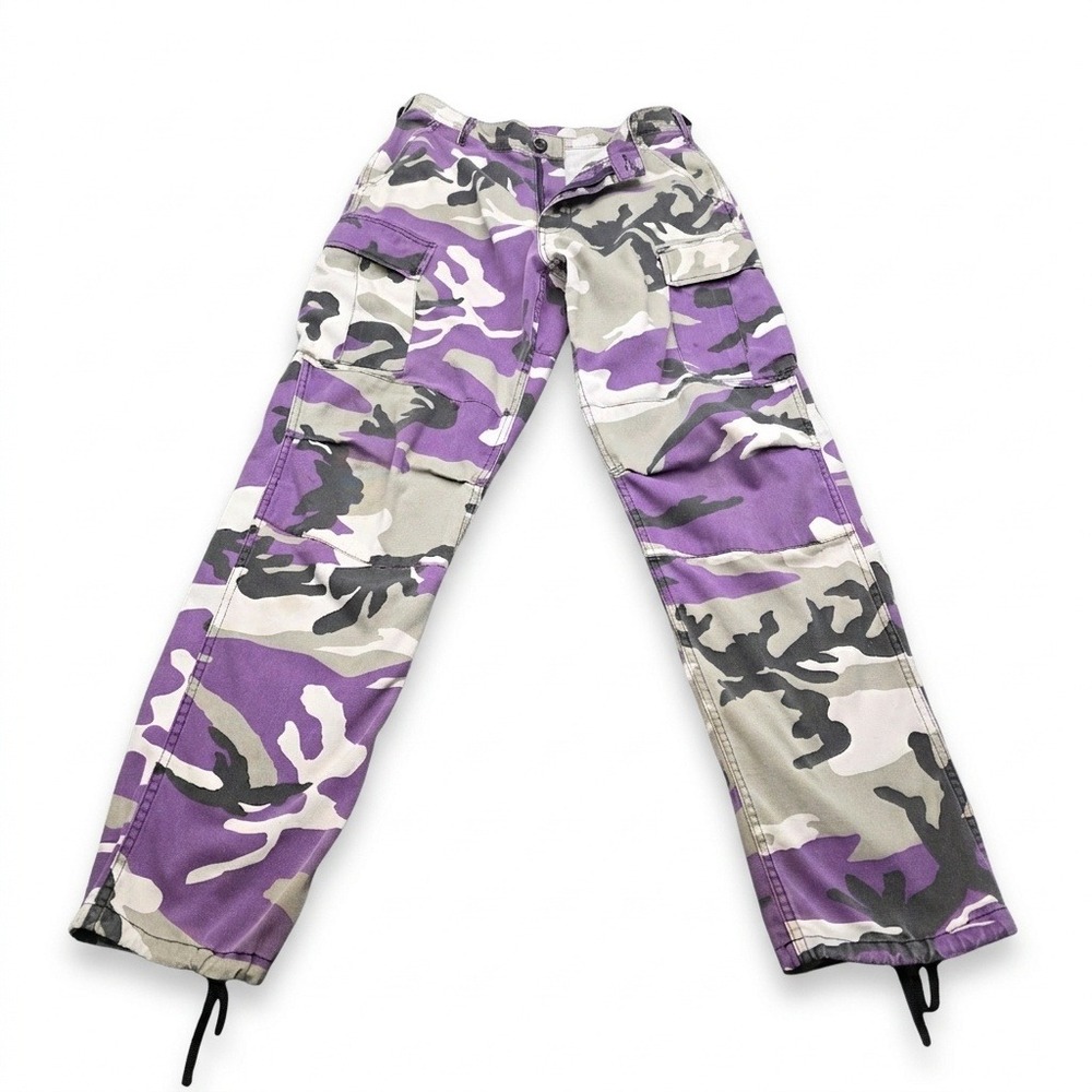 Rothco BDU Cargo Pants Mens Small‎ Regular Purple Camo Military Tactical Combat